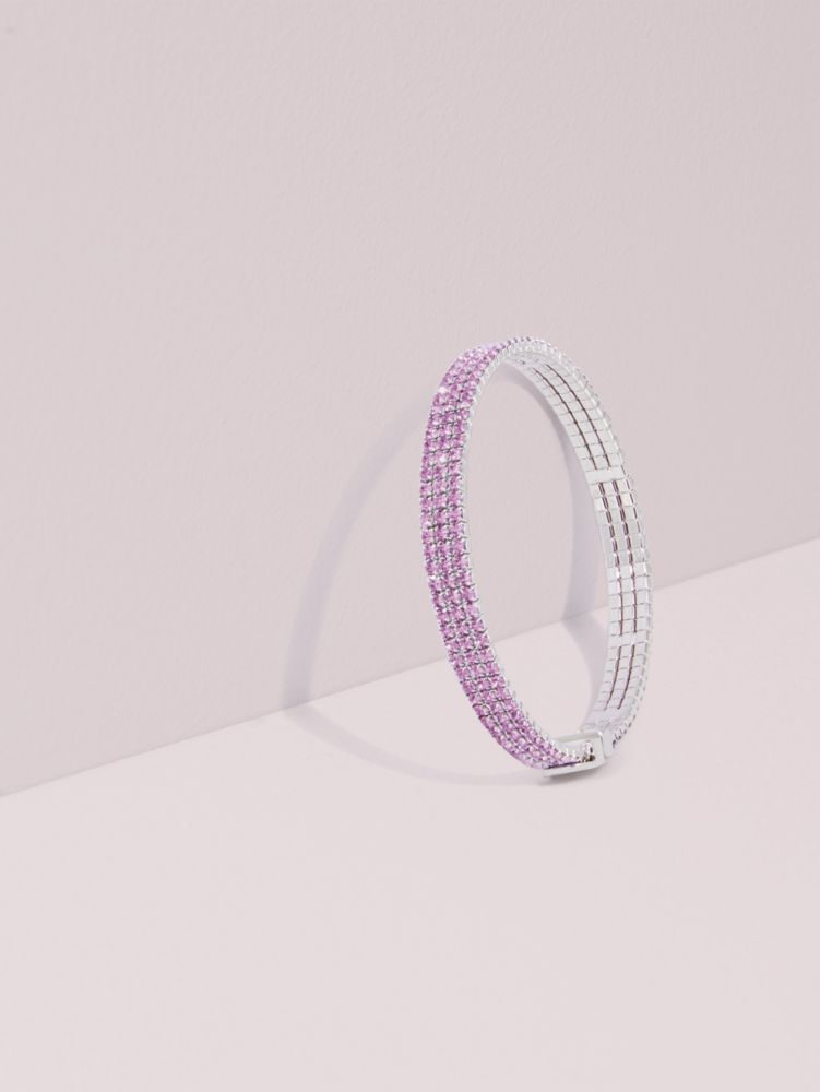 Brilliant Statements Thin Bracelet, LIGHT AMETHYST, ProductTile