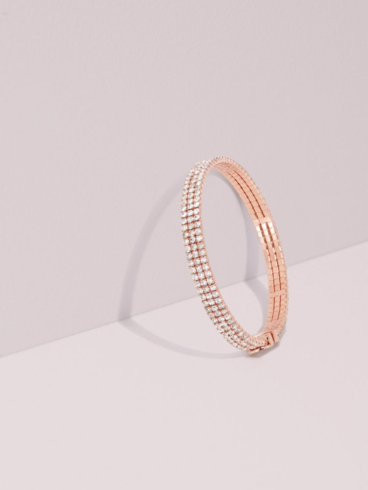 Brilliant Statements Thin Bracelet, ROSE GOLD, ProductTile