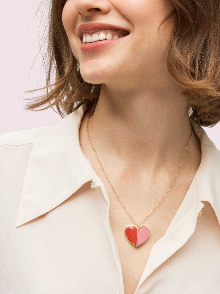 Kate spade heritage heart shop necklace