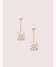 Kate Spade,spade flower linear earrings,Blush Multi