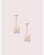 Kate Spade,spade flower linear earrings,Blush Multi