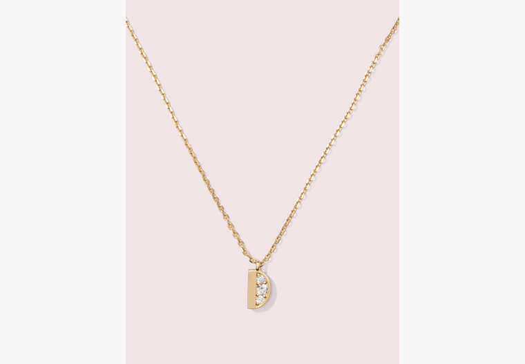 Kate Spade,truly yours d mini pendant,