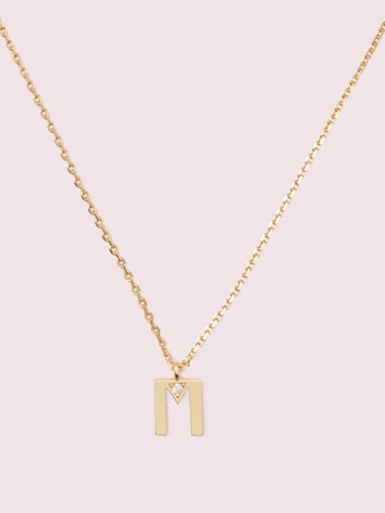 Kate Spade,Truly Yours M Mini Pendant,