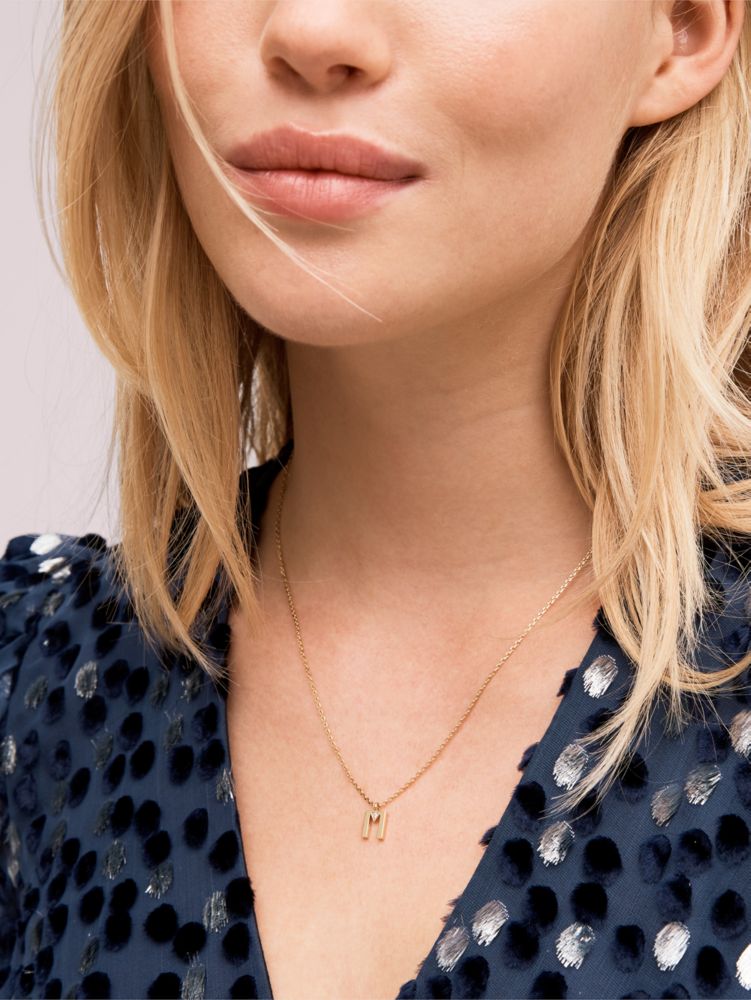 Kate Spade,Truly Yours M Mini Pendant,