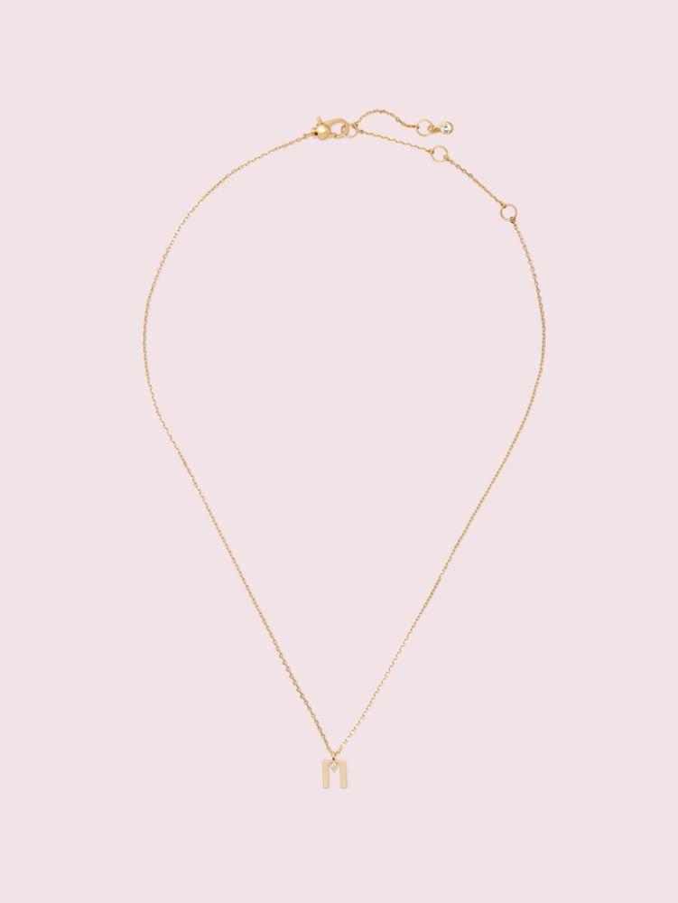 Kate Spade,Truly Yours M Mini Pendant,