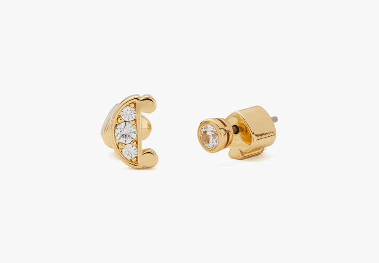Truly Yours C Initial Studs, , Product