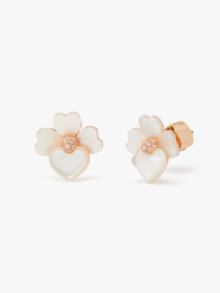 Kate spade new york store rose gold earrings