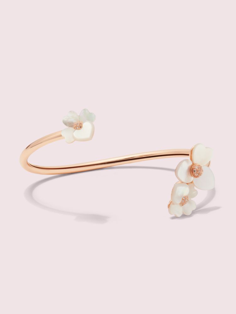 Kate Spade,プレシャス パンジー フレックス カフ,ブレスレット,