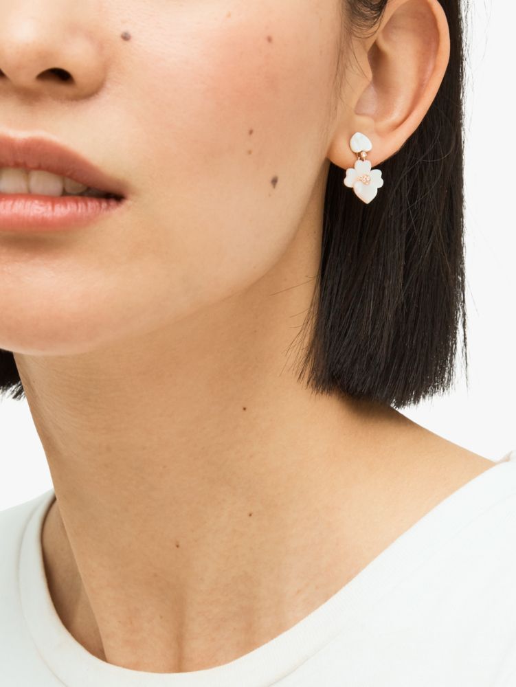 Kate spade store pansy earrings