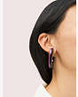 Kate Spade,gleaming resin hoops,earrings,