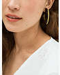Kate Spade,gleaming resin hoops,earrings,Flo Yellow