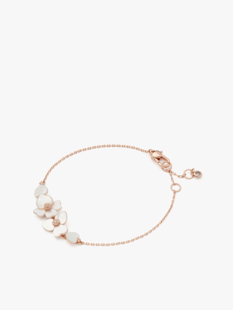Color Blossom star bracelet, pink gold and white mother-of-pearl -  Categories