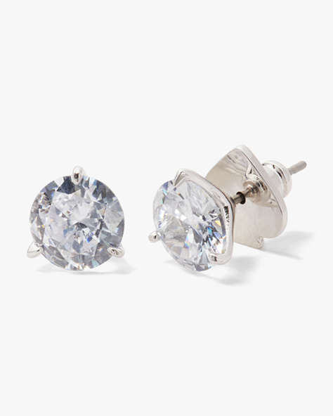 Kate Spade,brilliant statements tri-prong studs,earrings,Classic Saddle