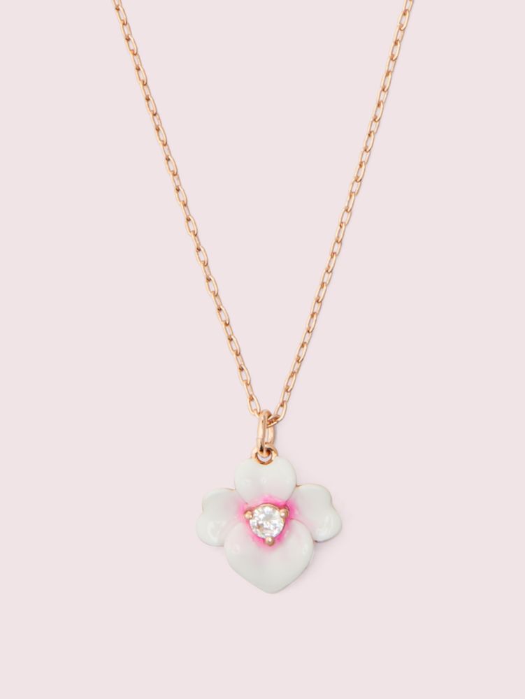 Kate spade on sale pansy necklace