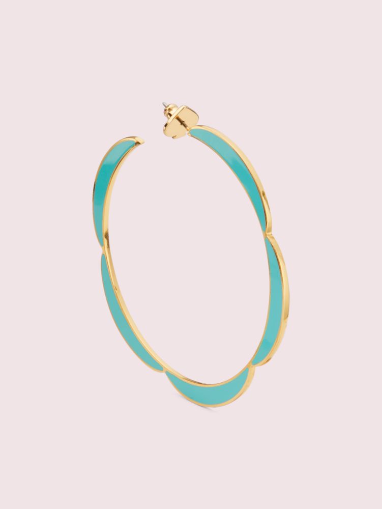 Kate Spade,Sliced Scallops Hoops,