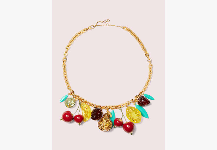 Kate Spade,tutti fruity charm necklace,necklaces,