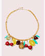 Kate Spade,tutti fruity charm necklace,necklaces,