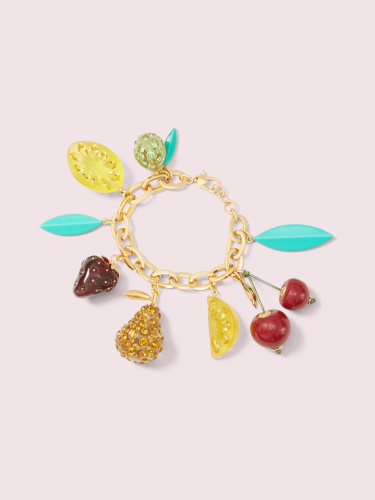 Kate Spade,tutti fruity charm bracelet,bracelets,Multi