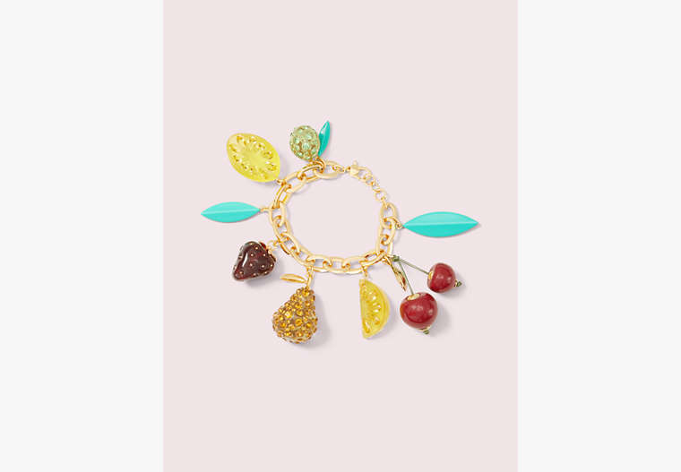 Kate Spade,tutti fruity charm bracelet,bracelets,Multi