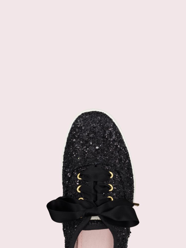 Black store sparkly keds