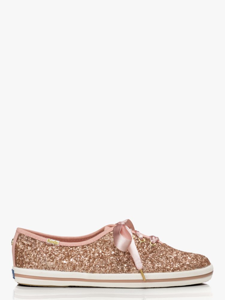 Kate spade rose hot sale gold glitter shoes