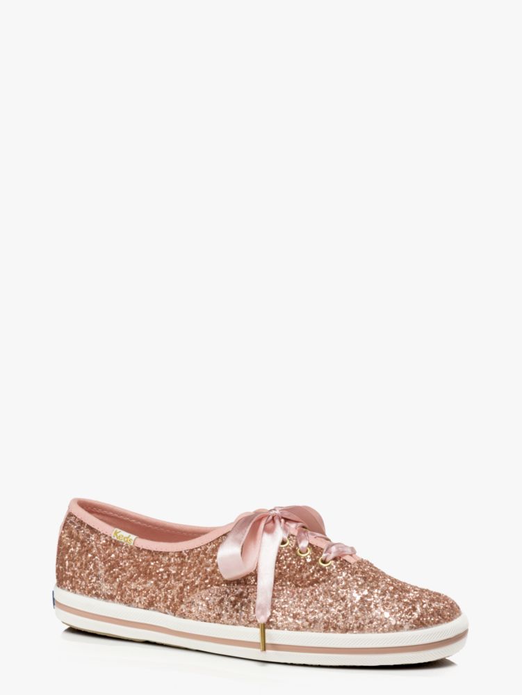 Kate spade glitter keds rose sale gold