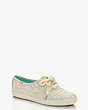 Kate Spade,Keds X Kate Spade New York Glitter Sneakers,Ivory