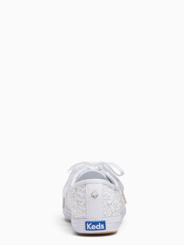 Kate spade white store sparkle sneakers