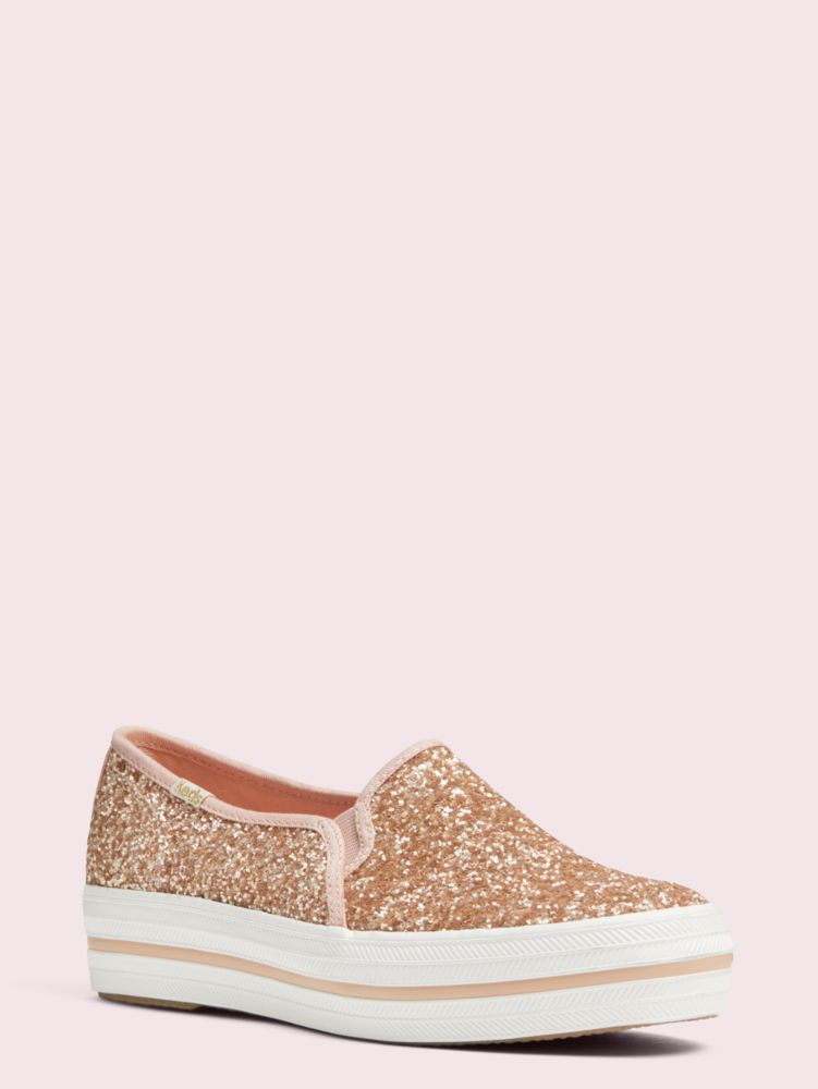 Keds X Kate Spade New York Triple Decker Glitter Sneakers Kate Spade GB