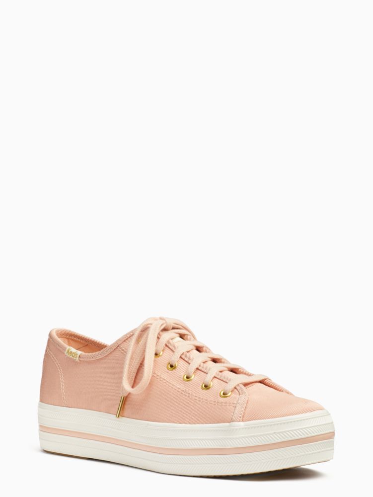 Keds x kate spade new york triple kick faille sneakers on sale