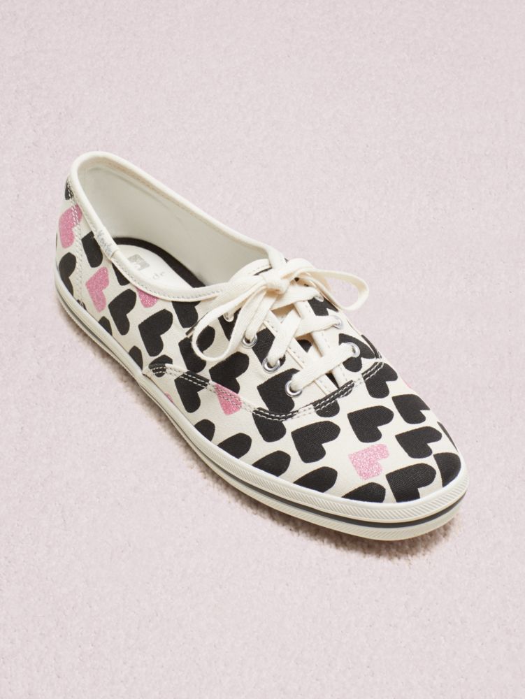 Keds X Kate Spade New York Champion Hearts Print Sneakers | Kate 