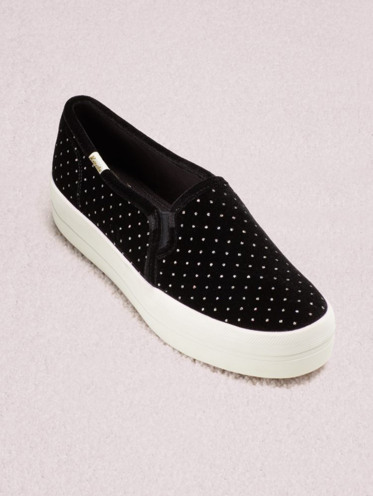 Keds x kate spade new york triple glitter hot sale sneakers