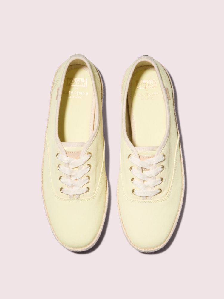 Kate Spade,keds x kate spade new york champion neon canvas sneakers,sneakers,Flo Yellow