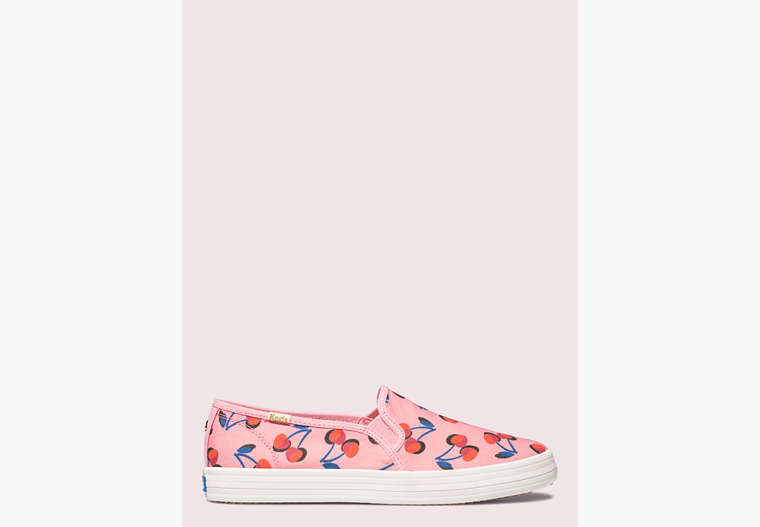 Kate Spade,keds x kate spade new york cherry double decker sneakers,sneakers,Pomegranate