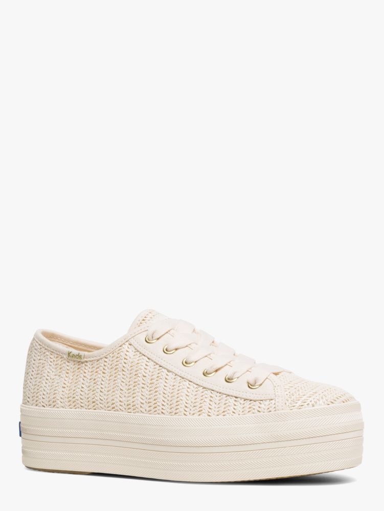 Kate Spade,keds x kate spade new york triple up woven sneakers,sneakers,