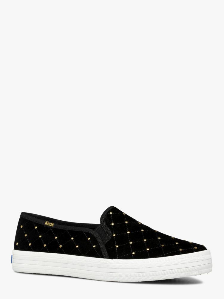 Keds x kate spade new york triple decker velvet bow sneakers on sale