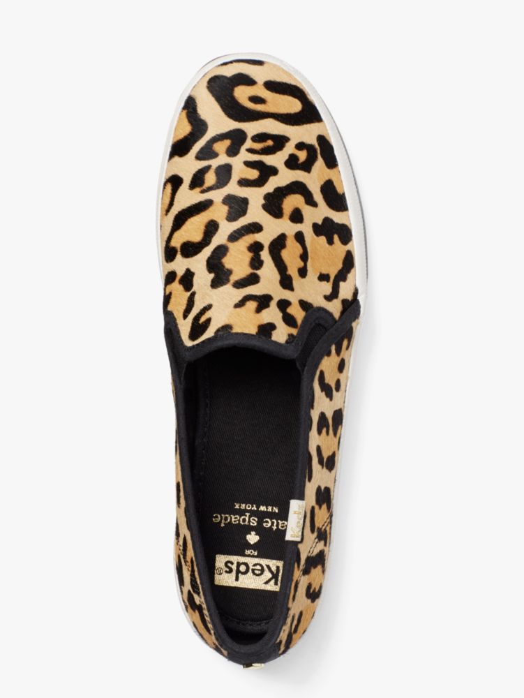 Kate Spade,keds x kate spade new york double decker leopard-print sneakers,sneakers,Casual,No Color