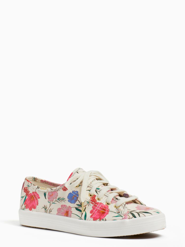 Kate Spade,KICKSTART KS BLOSSOM LEATHER,Ivory