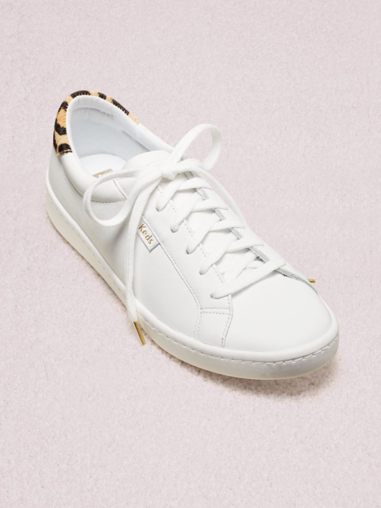 Keds kate spade leather on sale