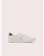 Kate Spade,keds x kate spade new york ace leather & leopard sneakers,sneakers,Parchment