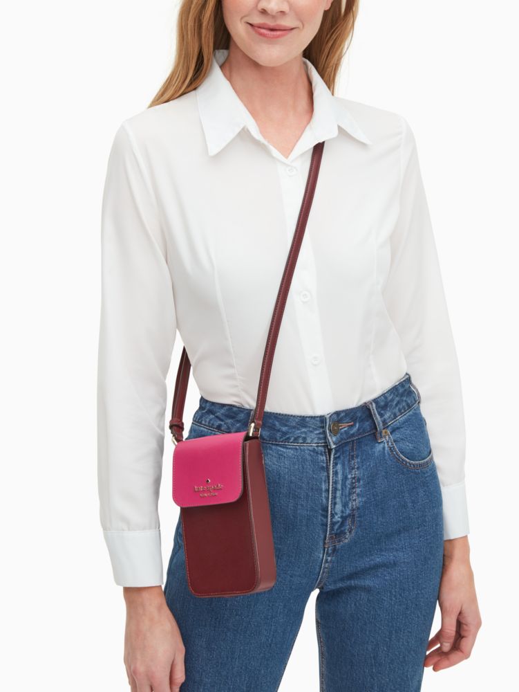 Staci North South Flap Phone Crossbody | Kate Spade Outlet