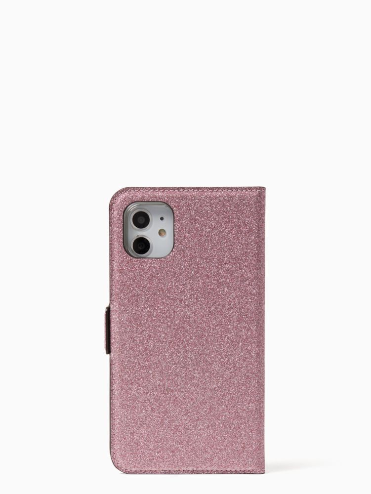 Kate Spade,iphone cases glitter folio iphone 11 case,crossbody bags,