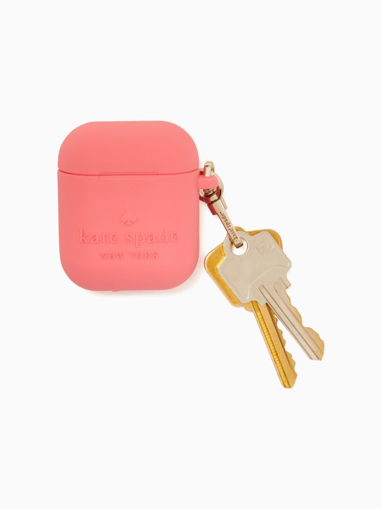 Other Embossed Silicone Kate Spade Logo Airpod Case Kate Spade