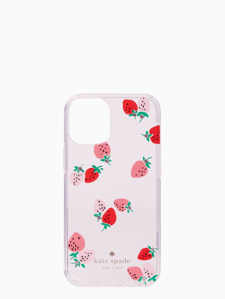 Strawberry With Gems Iphone 12 Mini Case Kate Spade UK