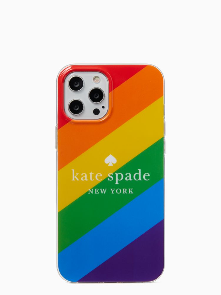 Kate Spade,rainbow iphone 12 pro max case,