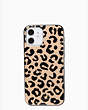 Kate Spade,graphic leopard iphone 12/12 pro case,