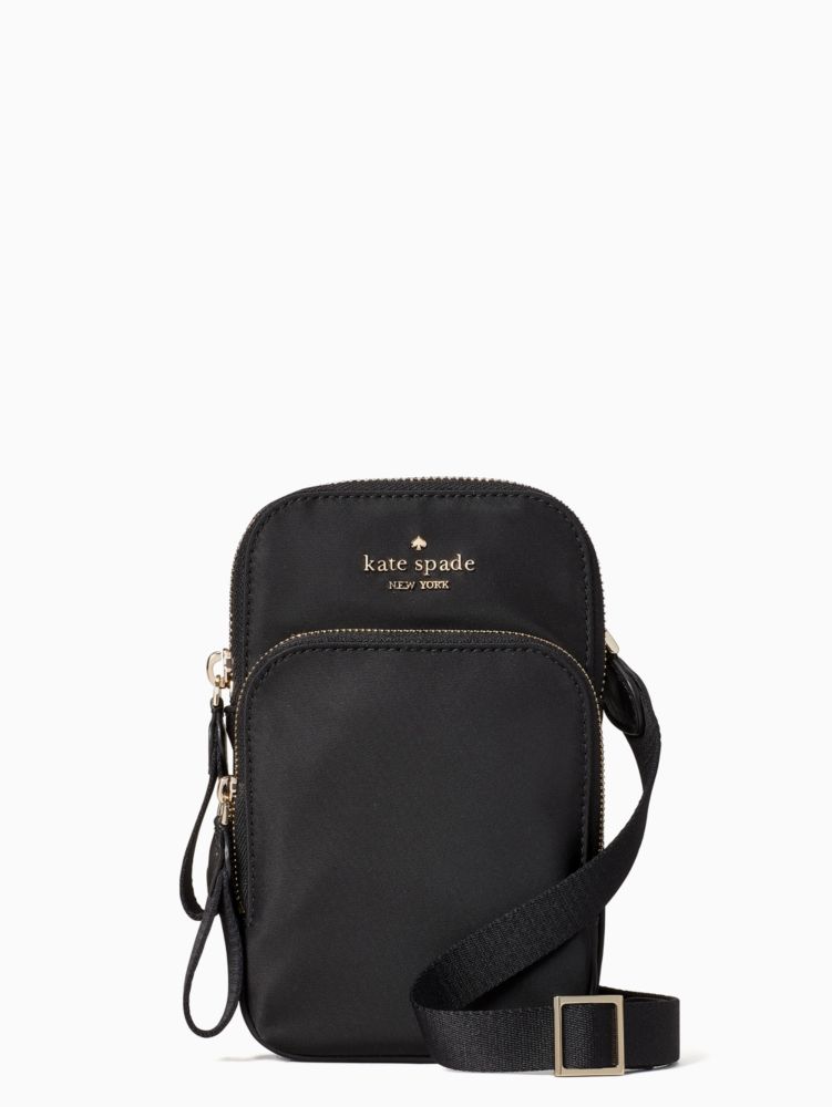 Kate Spade Chelsea The Little Better Handy-umhängetasche Mit Doppeltem Reissverschluss Aus Nylon