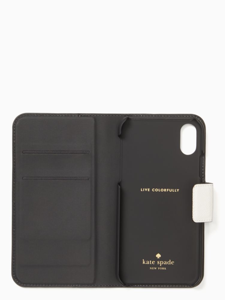 Kate Spade,colorblock iphone x & xs folio case,
