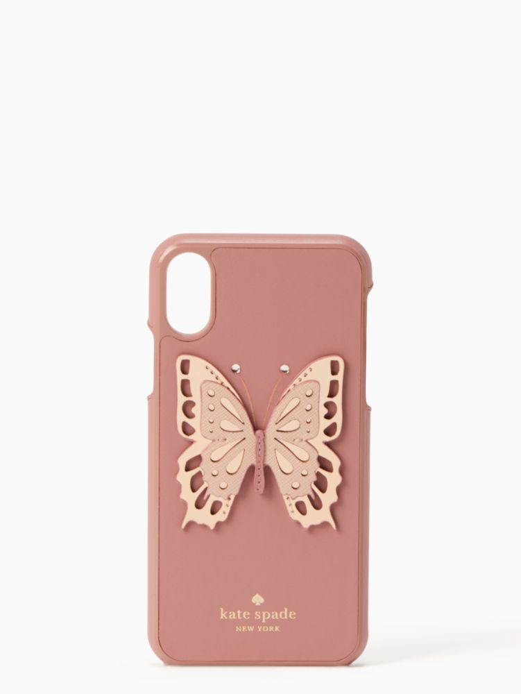 Kate Spade,butterfly applique iphone x & xs case,