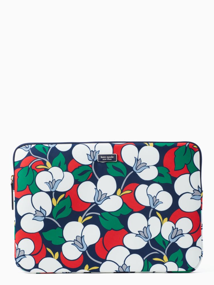 Kate Spade,dawn breezy floral laptop sleeve,laptop bags,